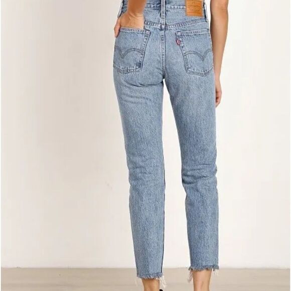 Levi's WEDGIE Premium High Rise Jeans Sz 26 - Picture 6 of 16